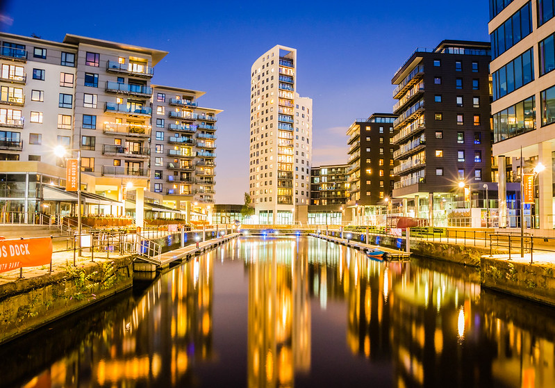 Canal in Leeds City Centre