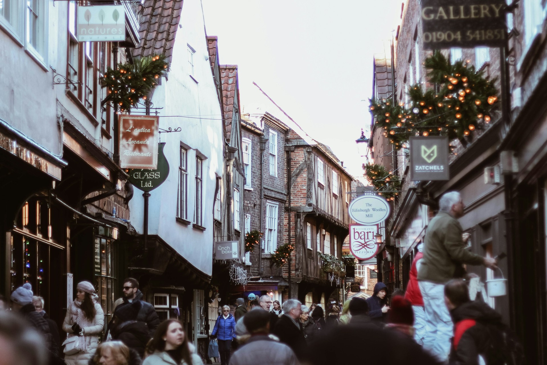 Yorks Shambles at Christmas